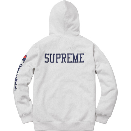 supreme x champion hoodie 2016